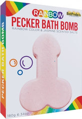 Rainbow Naughty Pecker Shape Bath Balm Party Gifts and Novelties